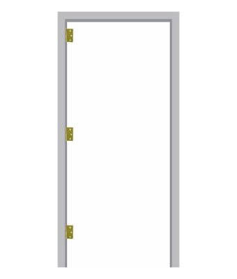Marcos de Aluminio para Puertas Anodizado y Sin Anodizar, Color Blanco